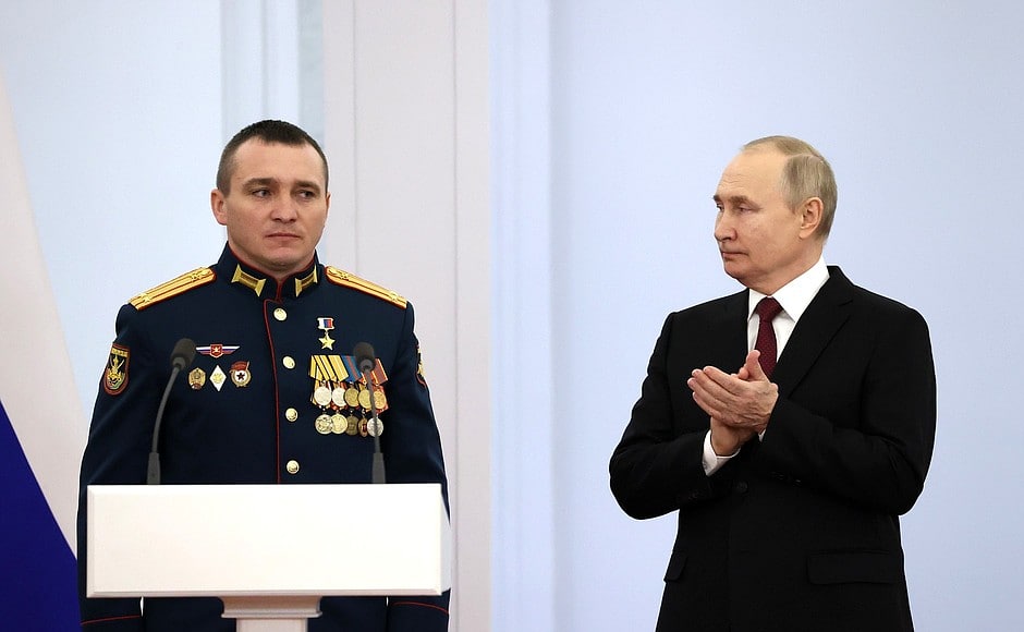 В Георгиевском зале Кремля прошло вручение медалей «Золотая Звезда»